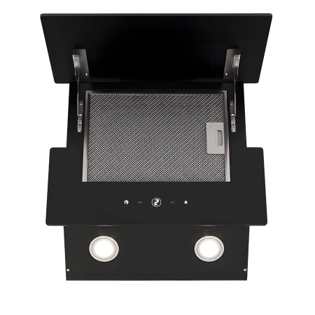 Вытяжка каминная Elikor Vertex ВК50 черный управление: сенсорное (1 мотор)