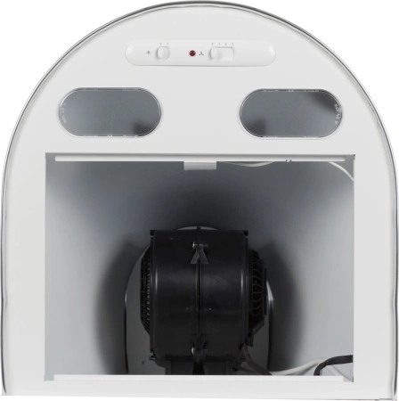 Вытяжка каминная Elikor Эпсилон 50П-430-П3Л белый/серебристый управление: ползунковое (1 мотор)