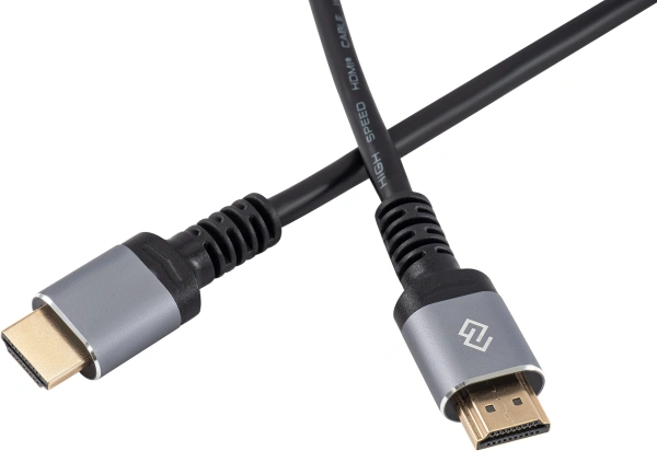 Кабель аудио-видео Digma D-HDMI-V2.0-2M HDMI (m)/HDMI (m) 2м. позолоч.конт. черный
