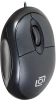 Мышь Оклик 105S черный оптическая (800dpi) USB для ноутбука (3but)
