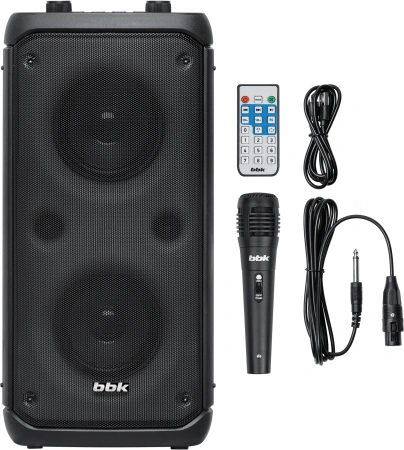 Колонки BBK BTA4020 2.0 черный 20Вт портативные