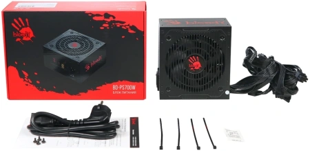 Блок питания Bloody ATX 700W BD-PS700W 80 PLUS WHITE (20+4pin) APFC 120mm fan 6xSATA RTL