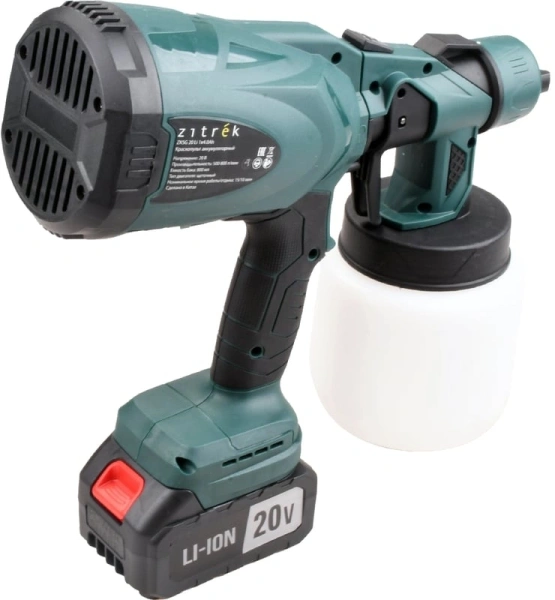 Краскопульт Zitrek ZKSG 20 Li бак:800мл 800мл/мин