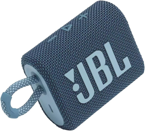 Колонка порт. JBL GO 3 синий 4.2W 1.0 BT 10м (JBLGO3BLU)