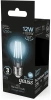 Лампа светодиодная Gauss Filament 102902212 12Вт цок.:E27 груша 185B св.свеч.бел.нейт. грушевидная (упак.:10шт)