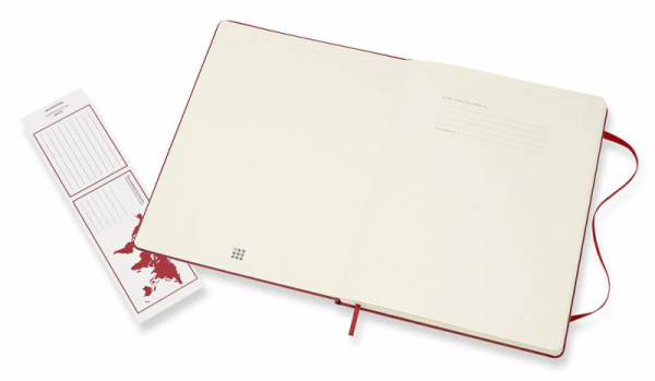 Блокнот Moleskine CLASSIC QP092F2 XLarge 190х250мм 192стр. нелинованный твердая обложка красный