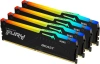 Память DDR5 4x32GB 5600MHz Kingston KF556C40BBAK4-128 Fury Beast Black RGB RTL Gaming PC5-44800 CL40