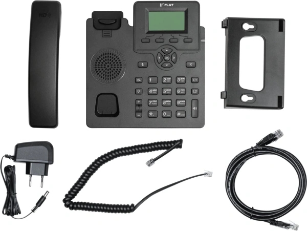 Телефон IP Флат Flat-Phone-C10 черный