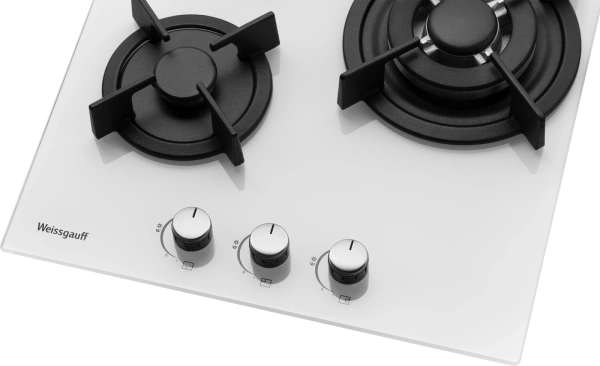 Газовая варочная поверхность Weissgauff HGG 451 WGh Nano белый