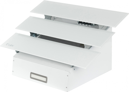 Вытяжка каминная Lex Rio G 600 белый управление: кнопочное (1 мотор)