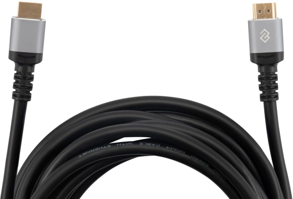 Кабель аудио-видео Digma D-HDMI-V2.0-1.5M HDMI (m)/HDMI (m) 1.5м. позолоч.конт. черный