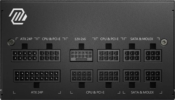 Блок питания MSI ATX 750W MAG A750GL PCIE5 Gen.5 80+ gold (20+4pin) APFC 120mm fan 8xSATA Cab Manag RTL
