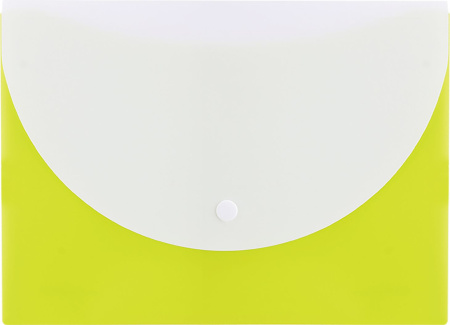 Конверт на кнопке Deli E38978 A5 гориз. расшир. полипропилен 0.18мм ассорти