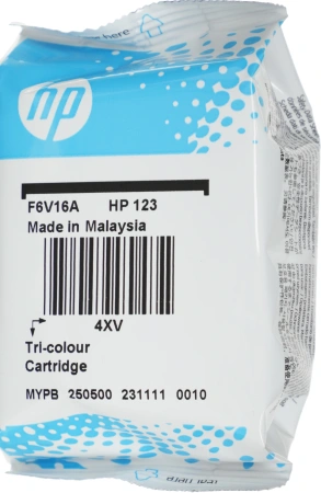 Картридж струйный HP 123 F6V16AE многоцветный (100стр.) для HP DJ 2130/2620/2630/2632/3639