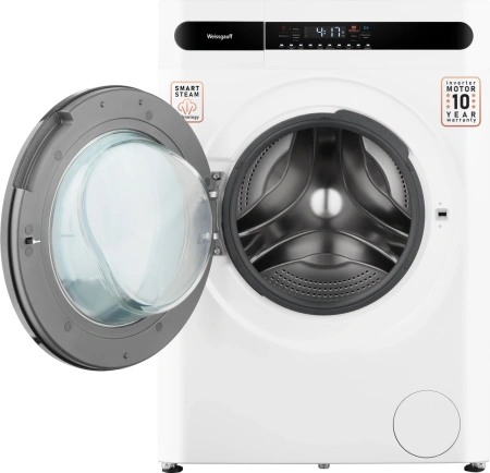 Стиральная машина Weissgauff WMD 45148 Inverter Steam класс: B загр.фронтальная макс.:8кг (с сушкой) белый