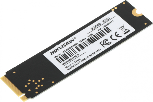 Накопитель SSD Hikvision PCIe 3.0 x4 2TB HS-SSD-E3000/2048G HS-SSD-E3000/2048G Hiksemi E3000 M.2 2280