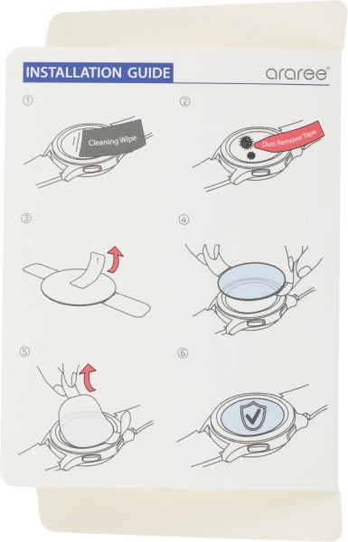 Стекло защитное Samsung araree by KDLAB GP-TTR855KDATR для Galaxy Watch 3 41мм