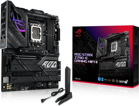 Материнская плата Asus ROG STRIX Z790-E GAMING WIFI II Soc-1700 Intel Z790 4xDDR5 ATX AC`97 8ch(7.1)