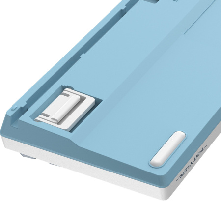 Клавиатура A4Tech Fstyler FS300 механическая белый/синий USB for gamer LED (FS300 PANDA SNOWBOARDING