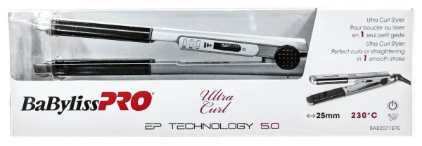 Щипцы Babyliss Pro BAB2071EPE 40Вт серебристый макс.темп.:230С