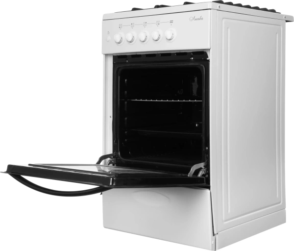 Плита Газовая Лысьва ГП 400 МС-2у белый/черный (без крышки) реш.чугун