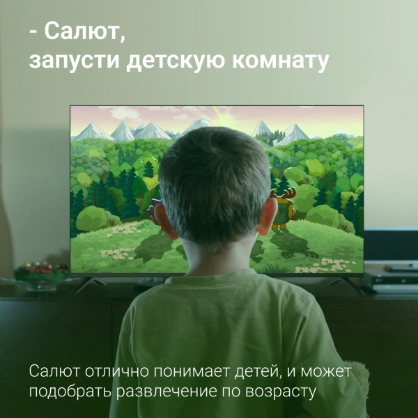 Телевизор LED Digma 55" DM-LED55UBB40 Smart Салют ТВ Frameless черный/4K Ultra HD/DVB-T/60Hz/DVB-T2/