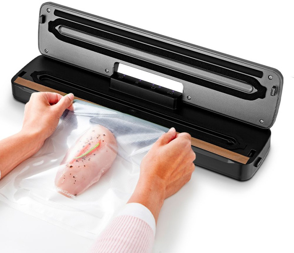 Вакуумный упаковщик Kitfort КТ-1527 95Вт черный