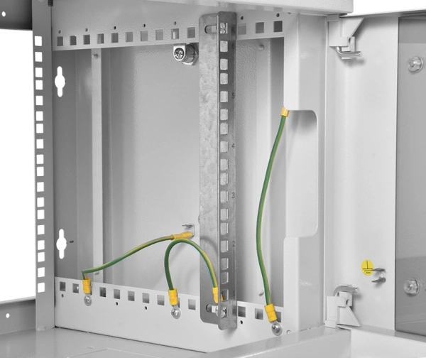 Шкаф коммутационный ЦМО (ШРН-6.350) настенный 6U 600x350мм пер.дв.стекл 200кг серый 300мм 180град.