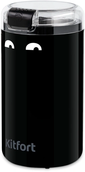 Кофемолка Kitfort КТ-7116 200Вт сист.помол.:ротац.нож вместим.:40гр черный