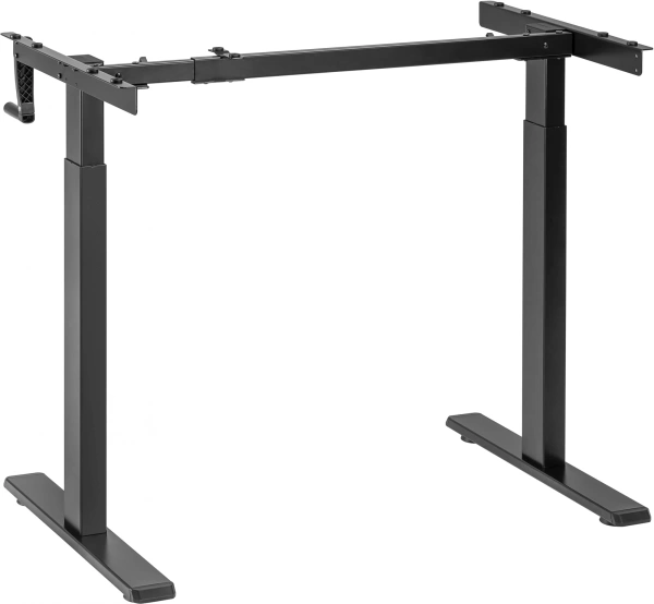 Подстолье Cactus CS-MDF-BK черный каркас черный 70x118x133см