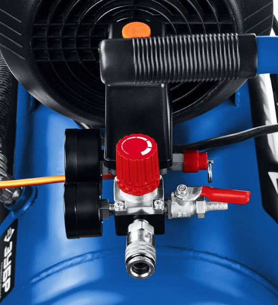 Компрессор поршневой Зубр КПМ-400-50 масляный 400л/мин 50л 2200Вт синий