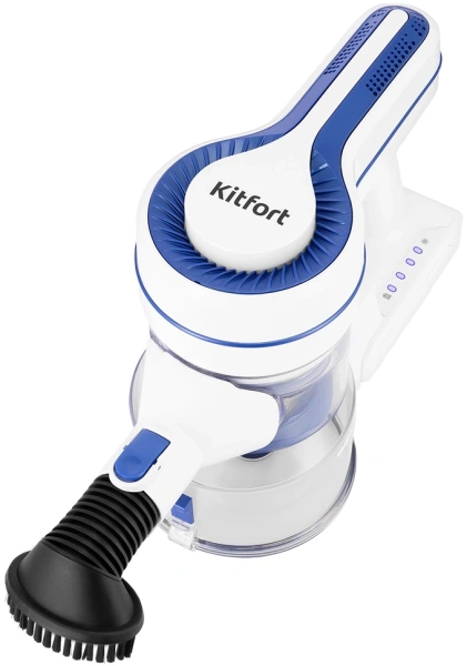 Пылесос Kitfort КТ-5512 120Вт синий/белый