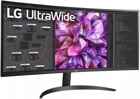 Монитор LG 34" 34WQ60C-B IPS WQ чер HDMI DP 60Hz 300cd In Cur