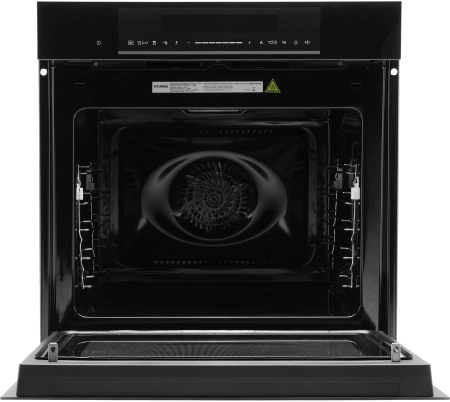 Духовой шкаф Электрический Hyundai HMEO 6780 BG черное стекло/серебристый