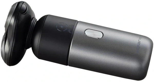 Бритва сетчатая Polaris PMR 0714RC питан.:элек.сеть/аккум. черный/серебристый