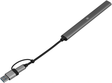 Разветвитель USB-C+ USB-A Digma DHUB-7USB-AC-2.0 7порт. черный