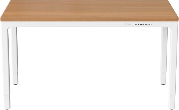 Стол для компьютера Cactus CS-ET-WWD столешница МДФ белый дуб молочный каркас белый 160x75x80см