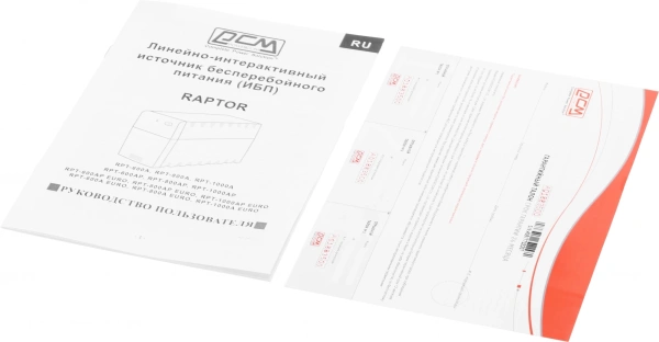 Источник бесперебойного питания Powercom RPT-1000AP EURO USB 600Вт 1000ВА