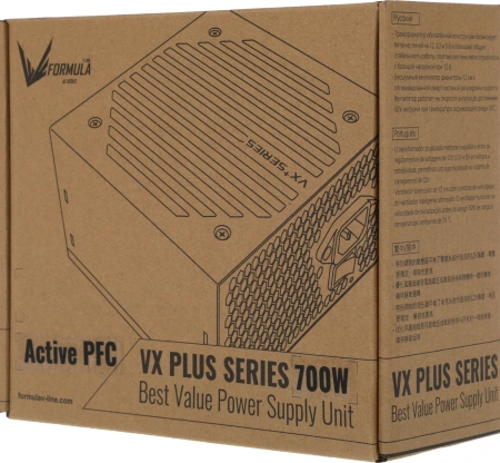 Блок питания Formula ATX 700W AC KCAS PLUS 700 80+ bronze (20+4pin) APFC 120mm fan 7xSATA RTL