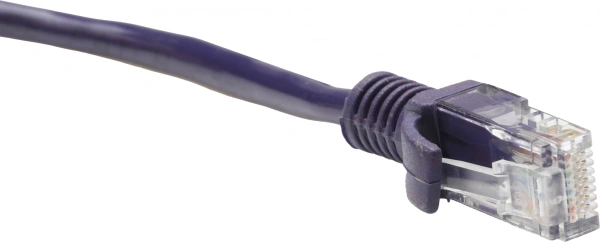 Патч-корд PP12-5M/V 1000G UTP 4 пары cat5E CCA molded 5м фиолетовый RJ-45 (m)-RJ-45 (m)