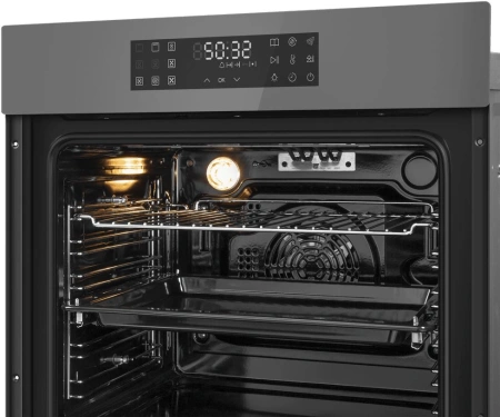 Духовой шкаф Электрический Maunfeld EOEH7614LGR серый