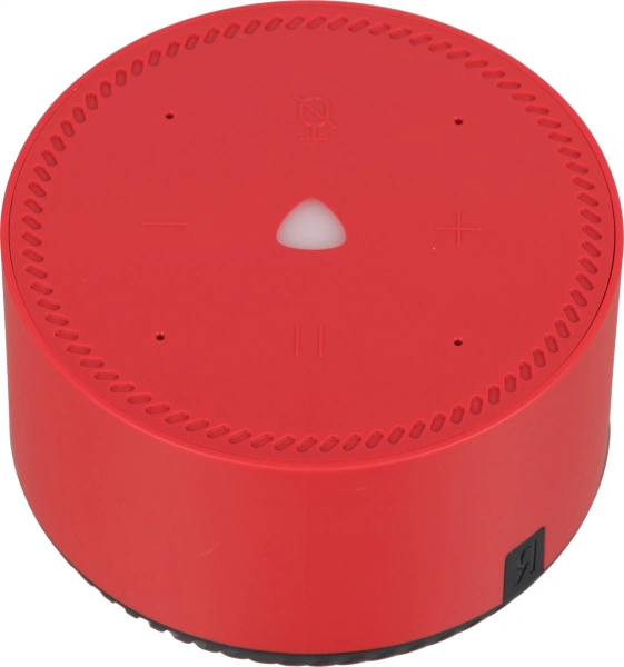 Умная колонка Yandex Станция Лайт голос.п.:Алиса красный 5W 1.0 BT 10м (YNDX-00025R)