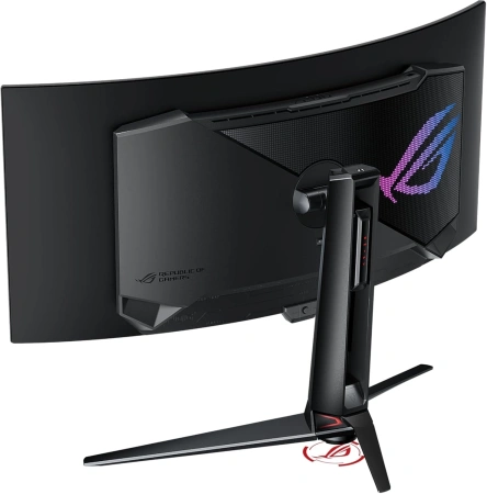 Монитор Asus 34" ROG Swift PG34WCDM черный OLED LED 21:9 HDMI матовая HAS Piv 450cd 178гр/178гр 3440x1440 240Hz FreeSync Premium DP 2K USB 8.4кг