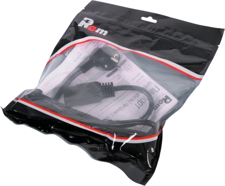 Шнур питания Rem R-16-CORD-C19-S-1.8 C19-Schuko проводник.:3x1.5мм2 1.8м 250В 16А (упак.:1шт) черный