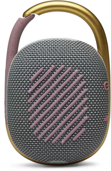 Колонка порт. JBL Clip 4 серый 5W 1.0 BT 15м 500mAh (JBLCLIP4GRY)