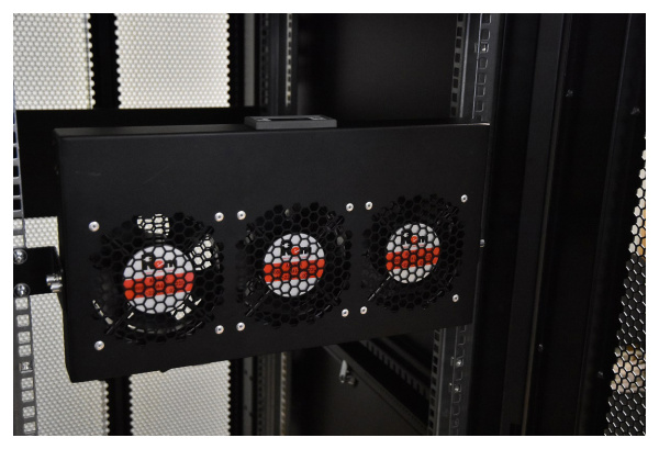 Модуль вентиляторный Rem (R-FAN-3K-1U) 3 вент. серый (упак.:1шт)