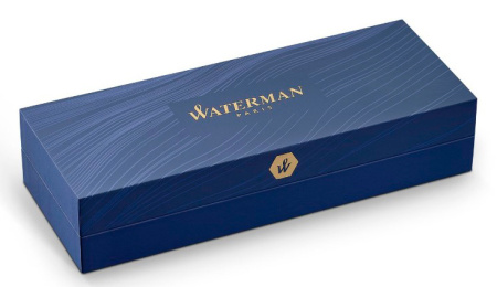 Ручка шариков. Waterman Carene 21104 (CWS0700940) Amber GT M син. черн. подар.кор.