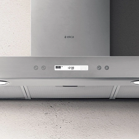 Вытяжка каминная Elica Spot Plus IX/A/90 серебристый управление: кнопочное (1 мотор)