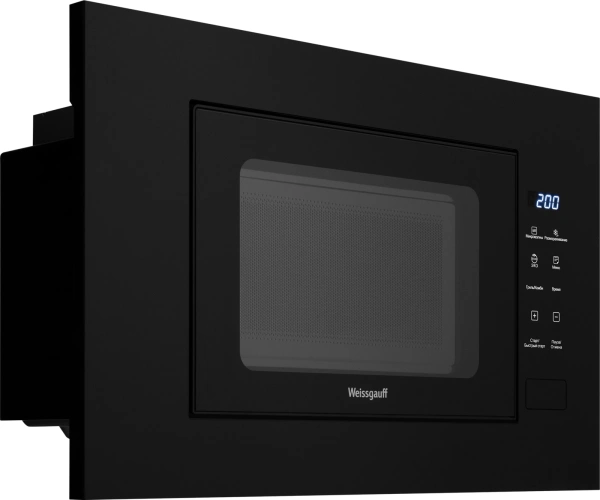 Микроволновая печь Weissgauff HMT-206 Compact Grill 20л. 700Вт черный (встраиваемая)