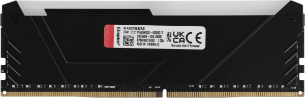 Память DDR4 8GB 3733MHz Kingston KF437C19BB2A/8 Fury Beast RGB RTL Gaming PC4-29900 CL19 DIMM 288-pi